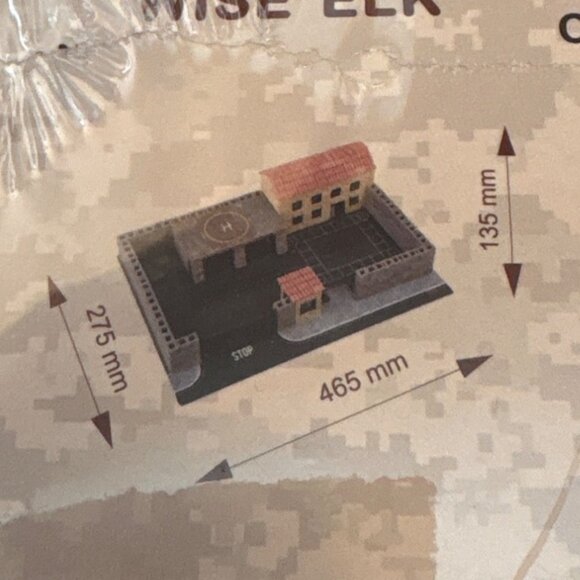 Wise Elk Military Base Mini Bricks Constructor Set 920 Pcs Sealed Box - Picture 5 of 6
